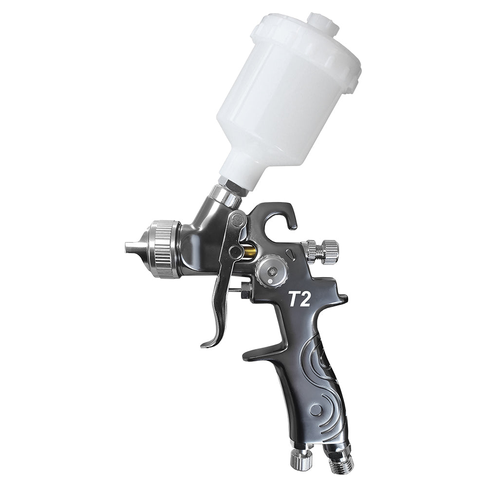 Mini Automotive Paint Touch-Up HVLP Spray Gun with 1.2mm Fluid Tip and  Regulator